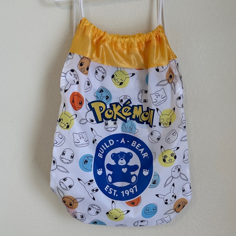 Build-a-Bear Pokémon Drawstring Bag